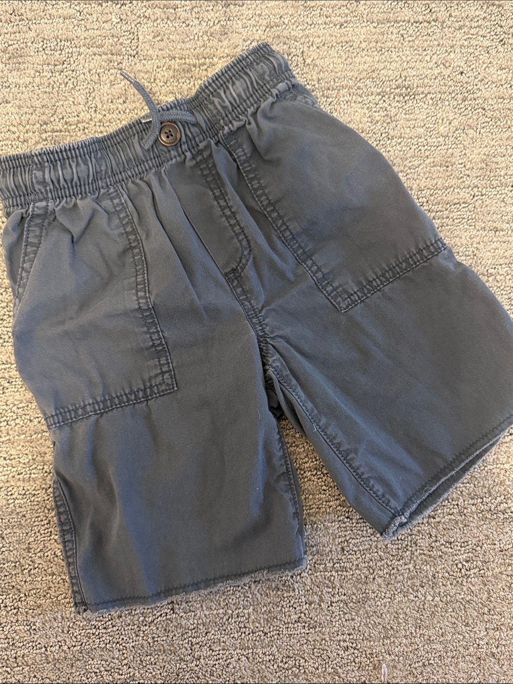 10 for $20🔥Classic Kids Elastic-Waist Cargo Shorts - Slate Gray